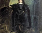 Self-Portrait as Ravenswood - 欧仁·德拉克洛瓦